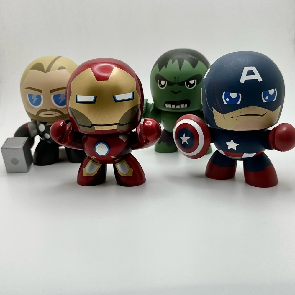 👽 Mighty Muggs- Avengers Marvel Set +FREE GIFT! - Picture 1 of 12